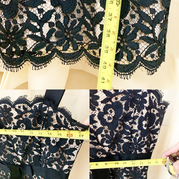 Milly Black Lace Dres Size: 6 - Picture 6 of 8